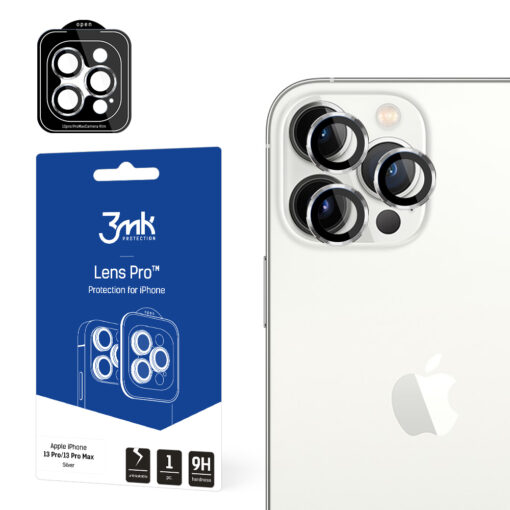 Apple iPhone 13 PRO13 PRO MAX kaamera objektiivide kaitse  3mk Protection Pro Silver